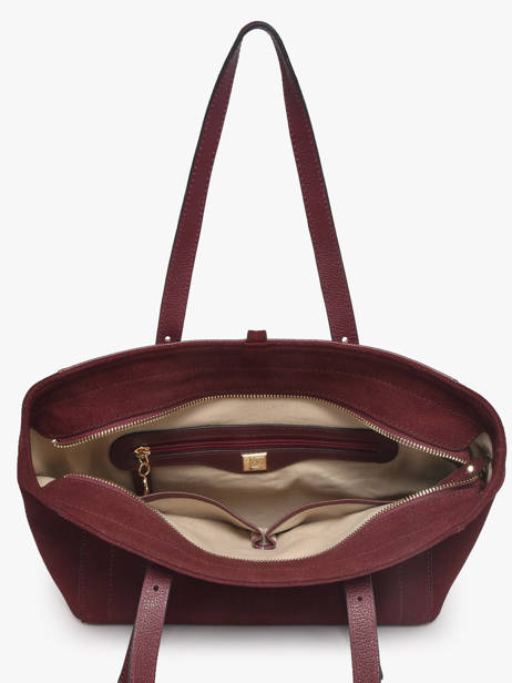 Sac Porté épaule Altesse Suede Cuir Etrier Rouge altesse suede EASU088S vue secondaire 3