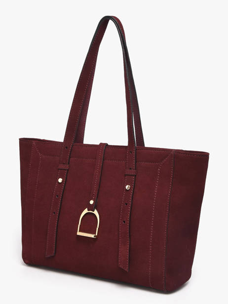 Sac Porté épaule Altesse Suede Cuir Etrier Rouge altesse suede EASU088S vue secondaire 1