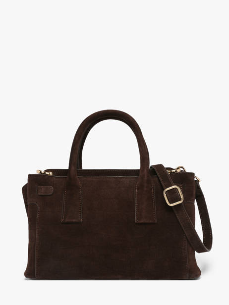 Satchel S Equestre Croco Leather Etrier Brown equestre croco EEQC142S other view 4