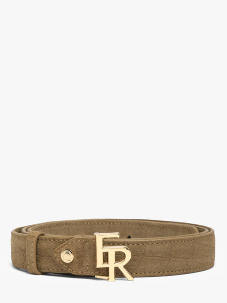 Ceinture Etrier Marron equestre croco EEQC414C