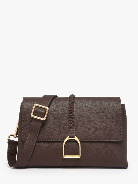 Sac Bandoulière M Torsade Cuir Etrier Marron torsade ETOS169M
