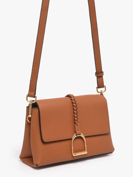 Sac Bandoulière S Torsade Cuir Etrier Marron torsade ETOS169S vue secondaire 1