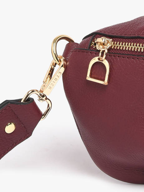 Sac Banane M Tradition Cuir Etrier Rouge tradition ETRA022M vue secondaire 2