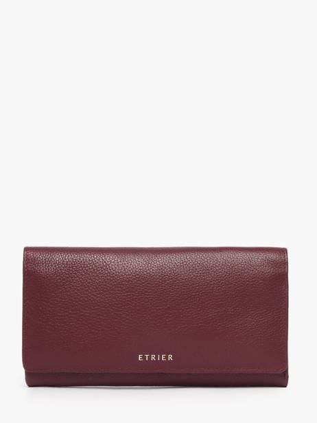 Portefeuille L Tradition Cuir Etrier Rouge tradition ETRA095L