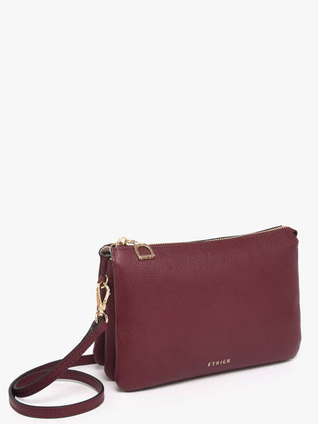 Sac Bandoulière Tradition Cuir Etrier Rouge tradition ETRA0143 vue secondaire 1
