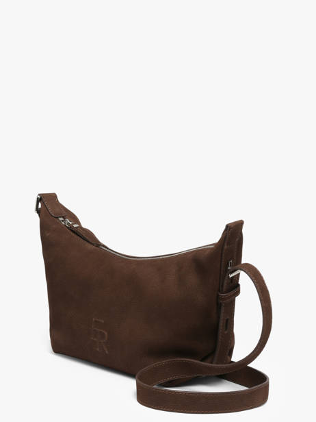 Sac Bandoulière Cavalier Nubuck Etrier Marron cavalier nubuck ECAN228M vue secondaire 1