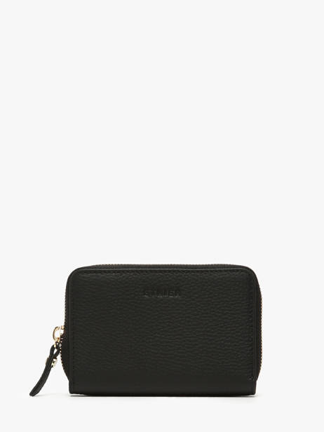 Porte-monnaie Equestre Cuir Etrier Noir equestre EEQT096M
