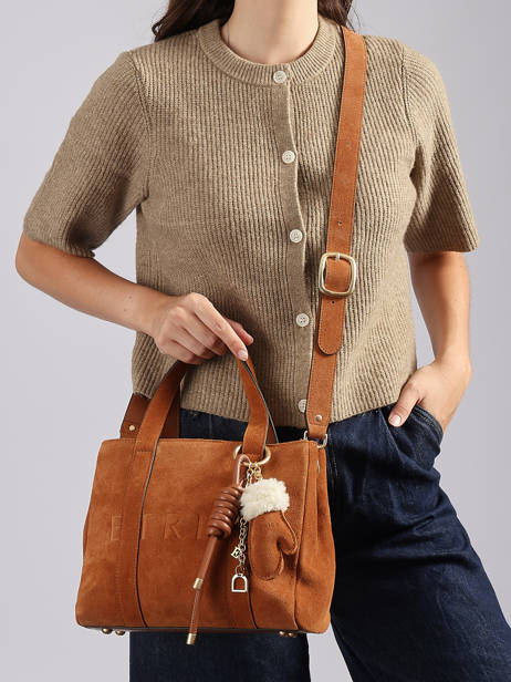 Sac Bandoulière Alpin Cuir Etrier Marron alpin EALN140S vue secondaire 2