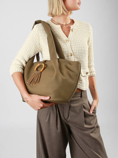 Shoulder Bag Camomille Woomen Green camomille WCAO07 other view 1