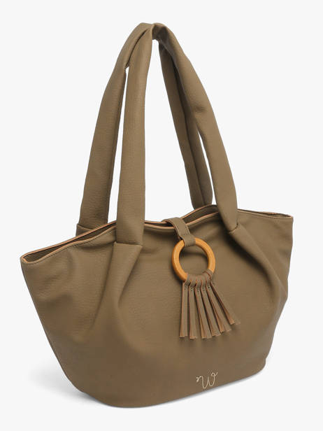 Shoulder Bag Camomille Woomen Green camomille WCAO07 other view 2