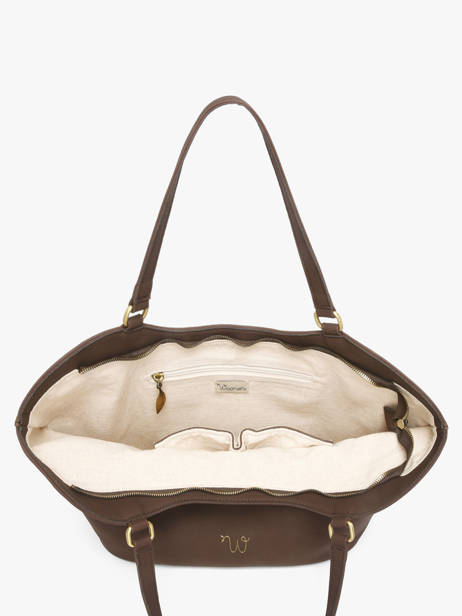 Sac Porté épaule Neflier Pearl Woomen Marron neflier pearl WNEP03 vue secondaire 4