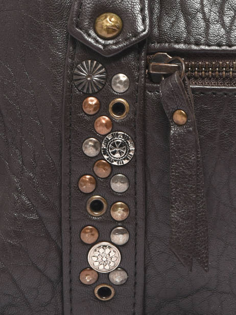 Sac Bandoulière Brooklyn Cuir Basilic pepper Marron brooklyn BBRO03 vue secondaire 2