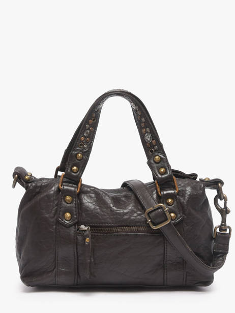 Sac Bandoulière Brooklyn Cuir Basilic pepper Marron brooklyn BBRO03 vue secondaire 4