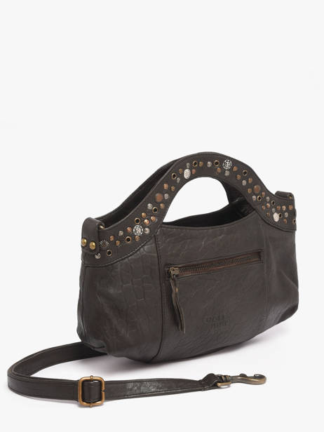 Sac Bandoulière Brooklyn Cuir Basilic pepper Marron brooklyn BBRO02 vue secondaire 1