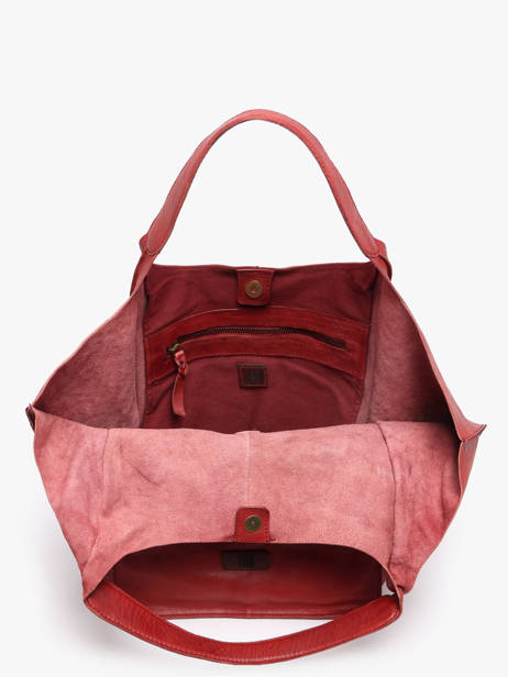 Sac Porté épaule Heritage Cuir Biba Rouge heritage HOM1L vue secondaire 2