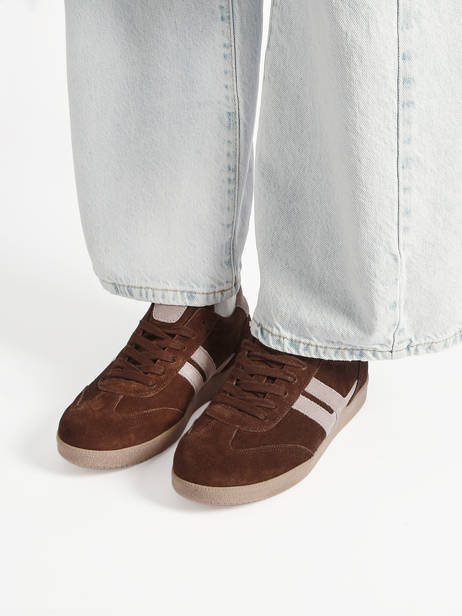 Sneakers En Cuir Gabor Rouge women 5 vue secondaire 1