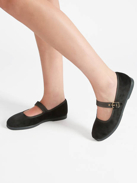 Ballerines Avec Brides Victoria Noir women 1080111 vue secondaire 1