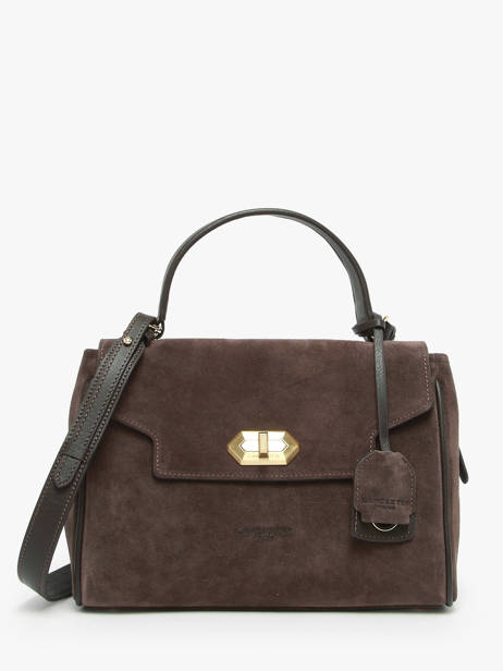 Sac Bandoulière Suede Grace Cuir Lancaster Marron suede grace 71