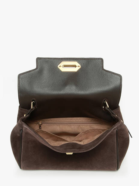 Sac Bandoulière Suede Grace Cuir Lancaster Marron suede grace 71 vue secondaire 3
