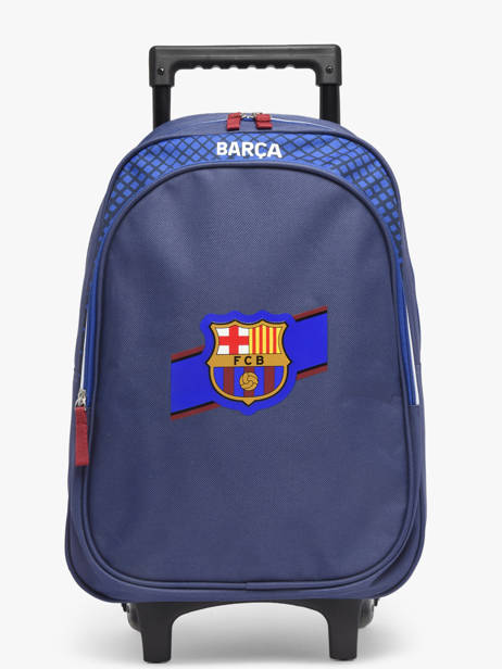 Sac A Dos à Roulettes 1 Compartiment Fc barcelone Bleu barca 25BF204R