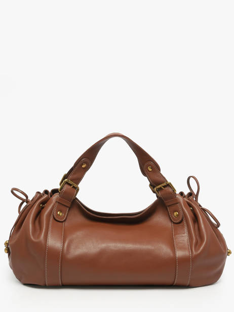 Sac Porté 24h Icone Cuir Gerard darel Marron icone DES01410 vue secondaire 4