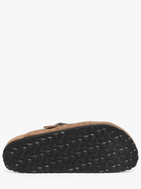 Mules En Cuir Birkenstock Marron unisex 1032795 vue secondaire 5