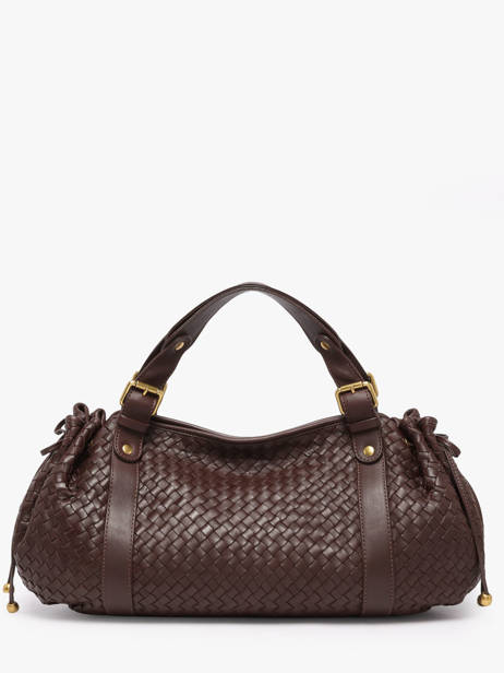 Sac Porté épaule Tresse Cuir Gerard darel Marron tresse DES01478 vue secondaire 4