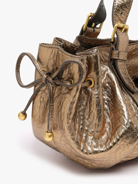 Sac Porté Main Bubble Cuir Gerard darel Or bubble DES67429 vue secondaire 2