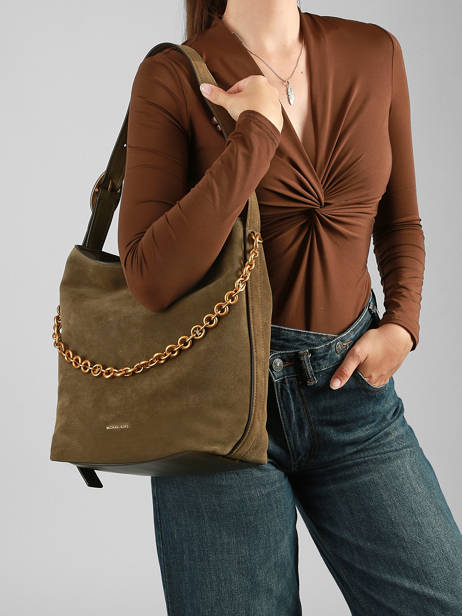 Sac Porté épaule Nolita Michael kors Vert nolita T6AUEM8S vue secondaire 1