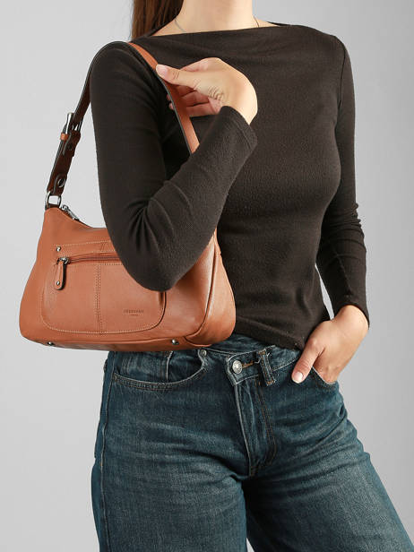 Besace Confort Cuir Hexagona Marron confort 462349 vue secondaire 1
