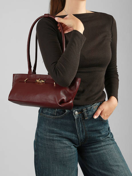 Baguette Caviar Cuir Milano Violet caviar CA26067 vue secondaire 1