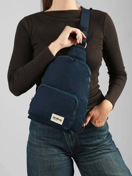 Sac Bandoulière Hindbag Bleu best seller FELIX vue secondaire 1