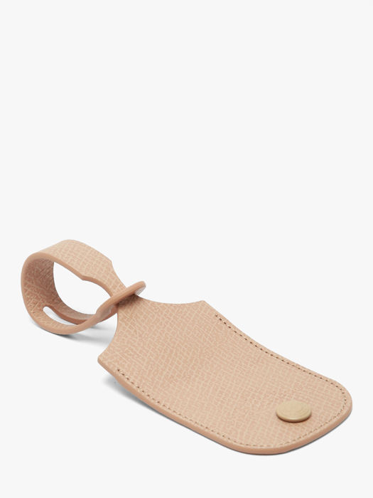 Longchamp Porte-clés cuir pliage one Passport cover Beige