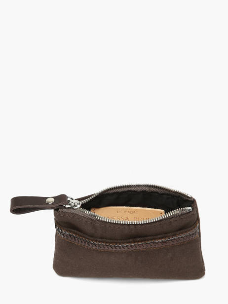 Porte-monnaie Le Cabas Paillettes Vanessa bruno Marron cabas 1V42035 vue secondaire 1