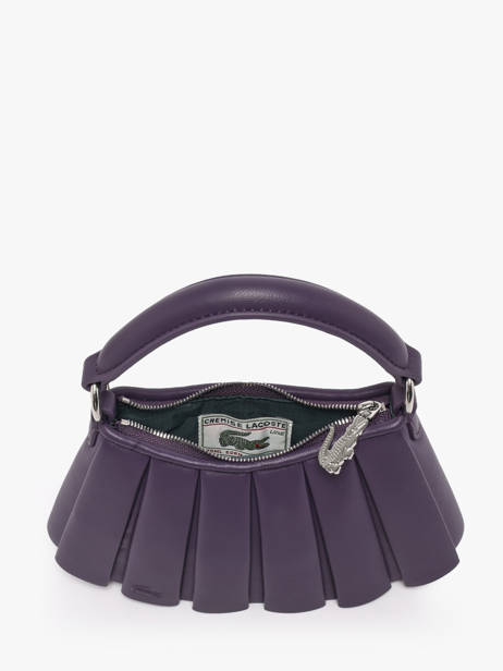 Sac Bandoulière Lenglen Lacoste Violet lenglen NU5219DP vue secondaire 2