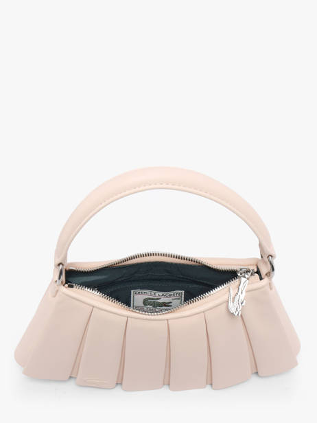 Sac Porté épaule Lenglen Cuir Lacoste Rose lenglen NU5011DP vue secondaire 2
