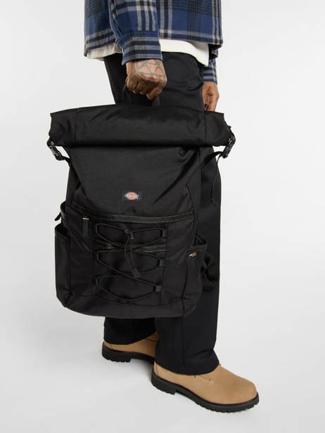 Sac à Dos Ashville Utility Roll Dickies Noir backpack DK0A87MX vue secondaire 1