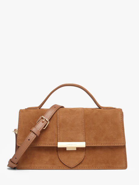 Sac Bandoulière Suede Ily Cuir Lancaster Marron suede ily 10