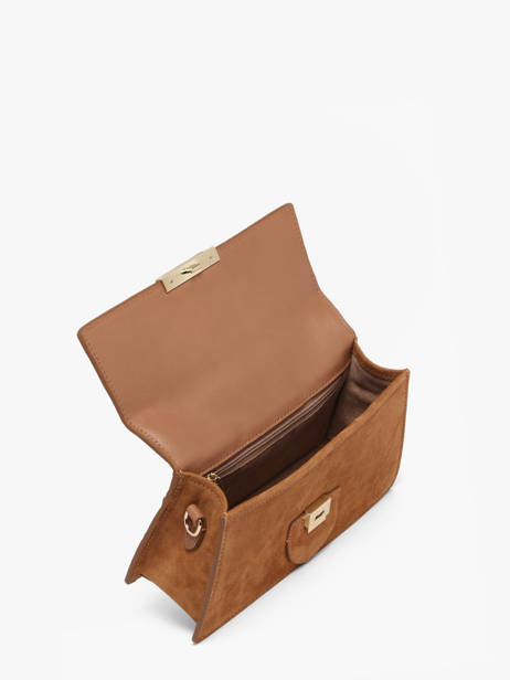 Sac Bandoulière Suede Ily Cuir Lancaster Marron suede ily 10 vue secondaire 3
