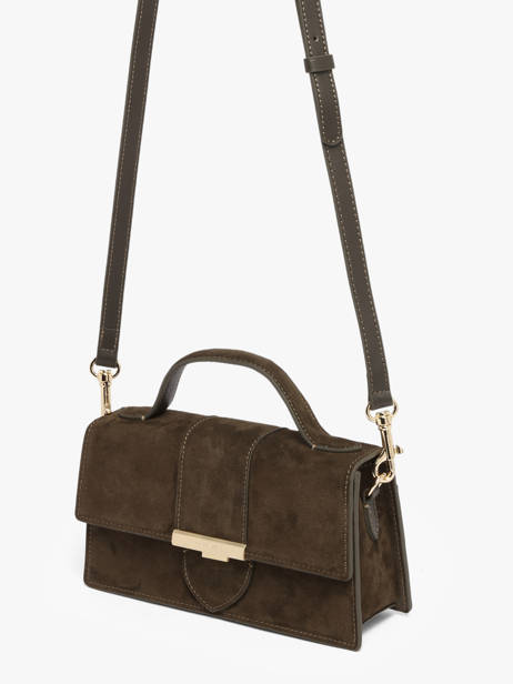 Sac Bandoulière Suede Ily Cuir Lancaster Vert suede ily 10 vue secondaire 1