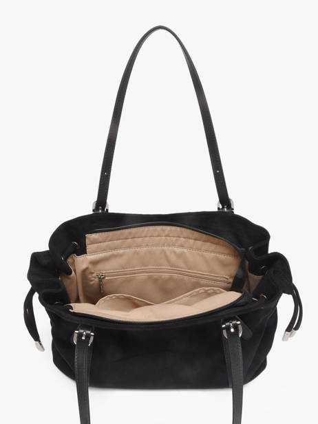 Sac Porté épaule Velvet Emma Polyester Lancaster Noir velvet emma 97 vue secondaire 2