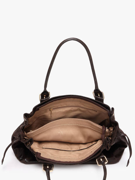 Sac Porté épaule A4 Lace Gallantry Marron lace 3 vue secondaire 2