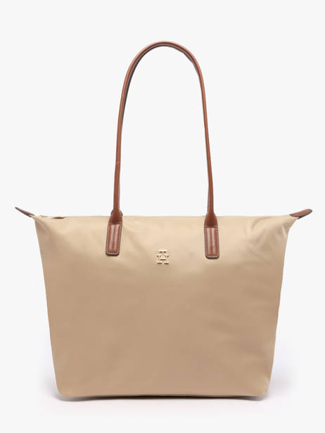 Sac Porté épaule Popette Nylon Tommy hilfiger Beige popette AW17711