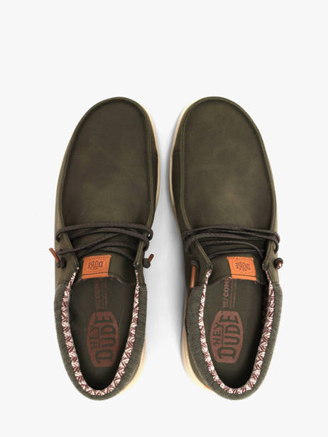 Mocassins Hey dude Vert men 43352 vue secondaire 3