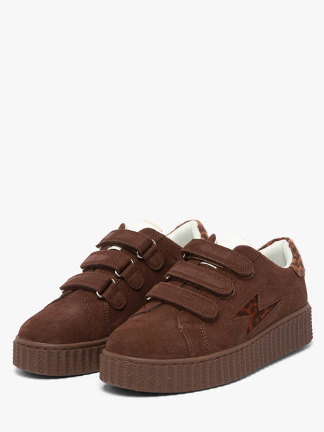 Sneakers Plateforme Vanessa wu Marron women BK2954CH vue secondaire 1