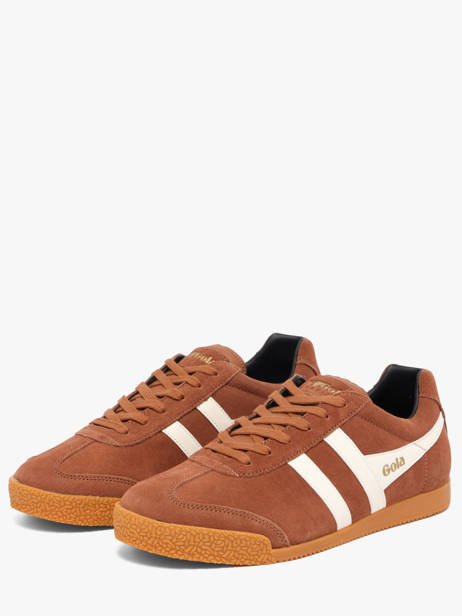 Sneakers En Cuir Gola Marron men CMA192TI vue secondaire 1
