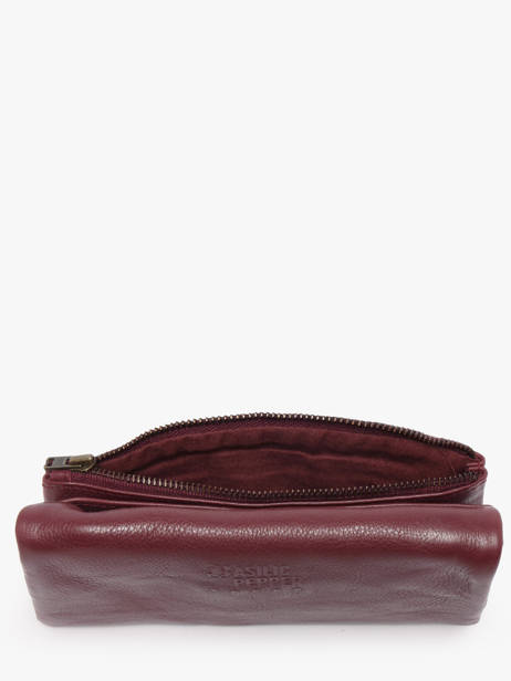 Portefeuille Cow Cuir Basilic pepper Rouge cow BCOW96 vue secondaire 2