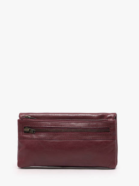 Portefeuille Cow Cuir Basilic pepper Rouge cow BCOW96 vue secondaire 3