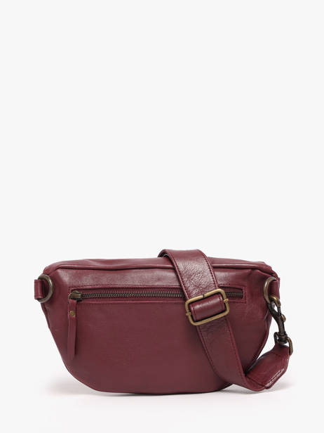 Sac Banane Cow Cuir Basilic pepper Rouge cow BCOW55 vue secondaire 4