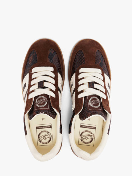 Sneakers En Cuir Back 70 Marron women 239 vue secondaire 3